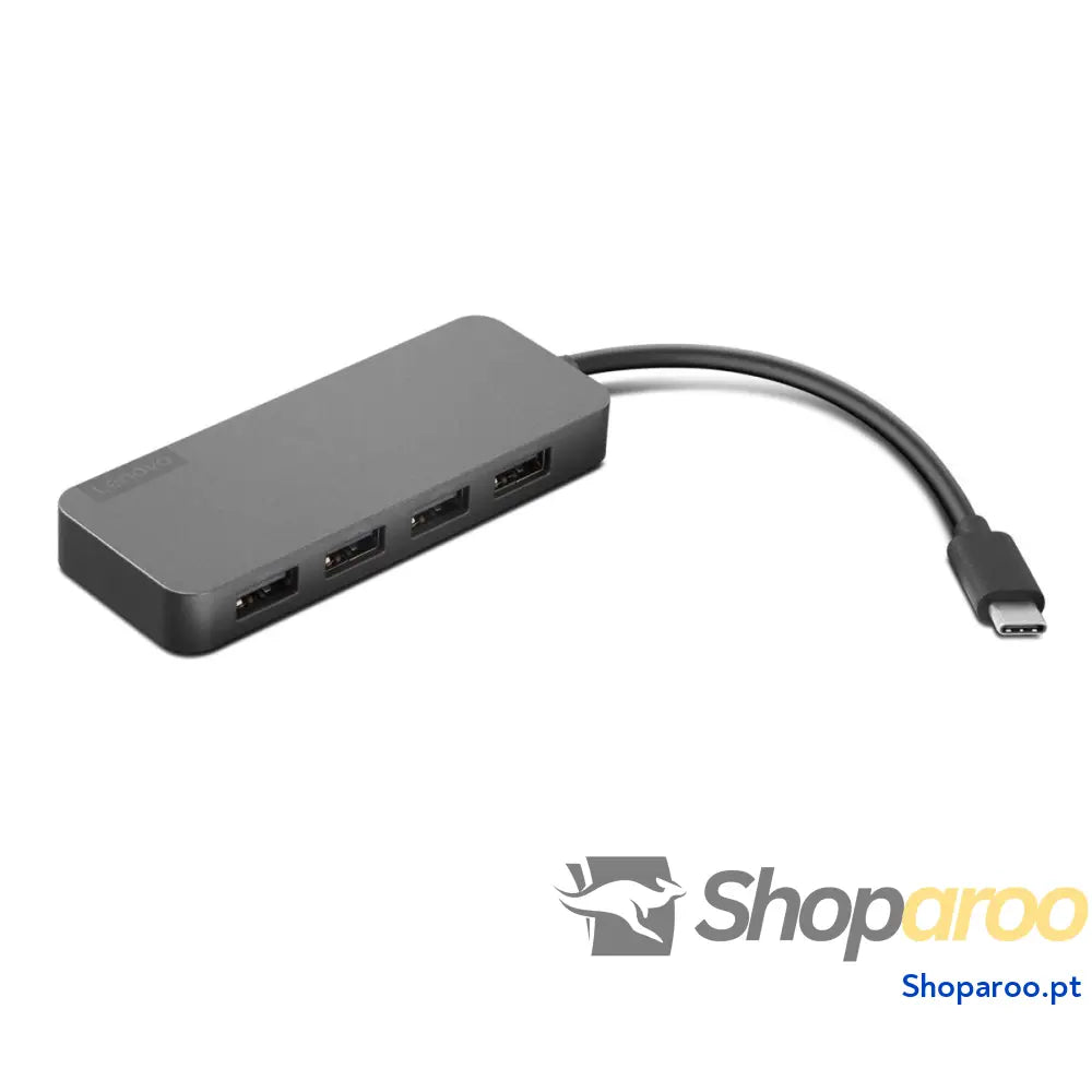 Hub USB Lenovo 4X90X21427 Cinzento