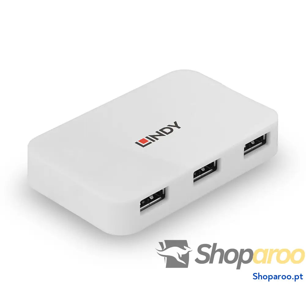 Hub USB LINDY 43143 Branco