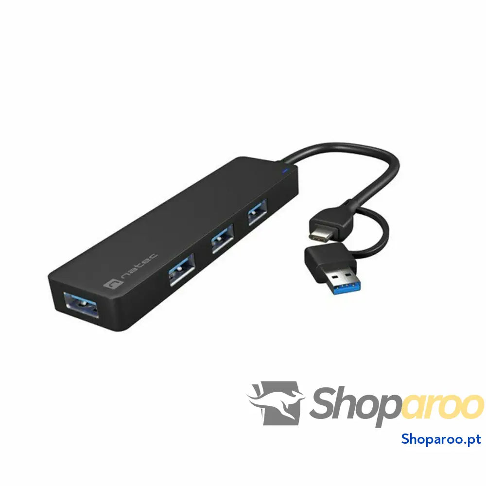 Hub USB Natec NHU-2023 Preto
