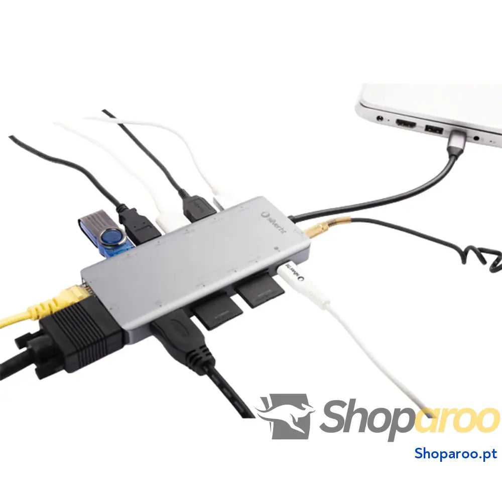 Hub USB Silver HT LOGAN 13 EN 1