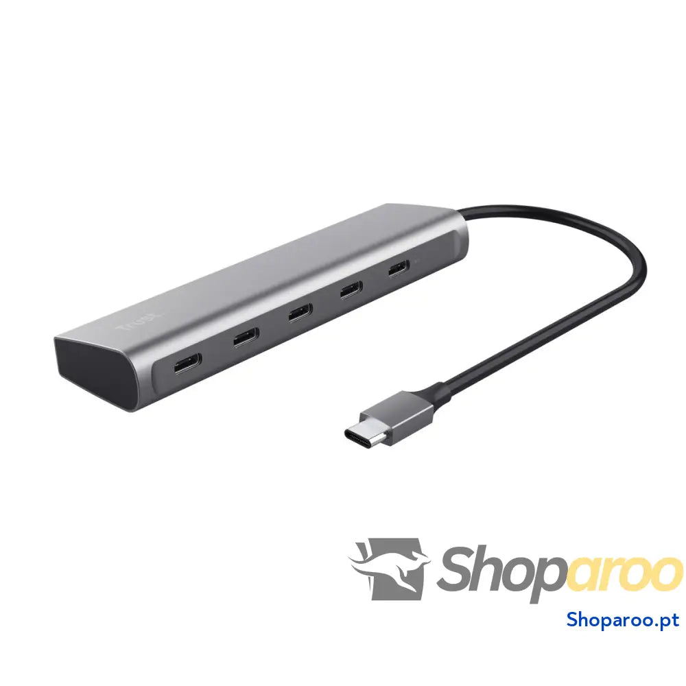 Hub USB Trust 25136 Prateado (1 Unidade)