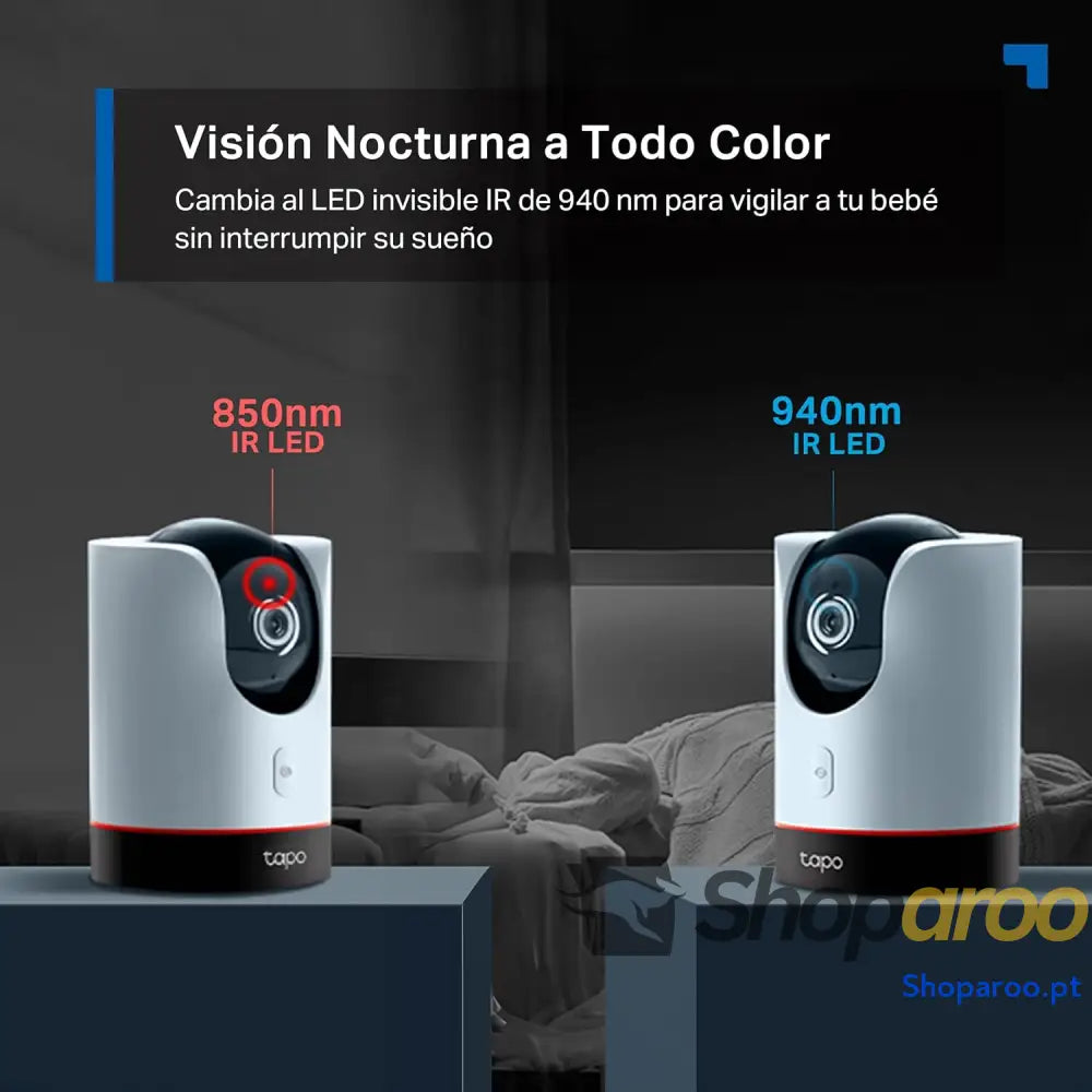 IA Câmara de vigilância 360° 2K QHD Inteligente visão noturna áudio bidirecional detecção movimento suporta cartão SD