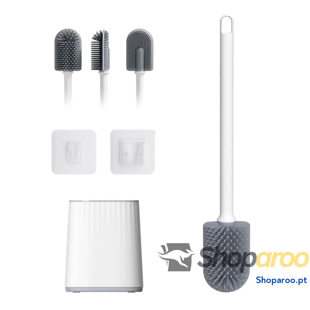 Escovas e porta escovas de sanita escova suporte para WC silicone branco
