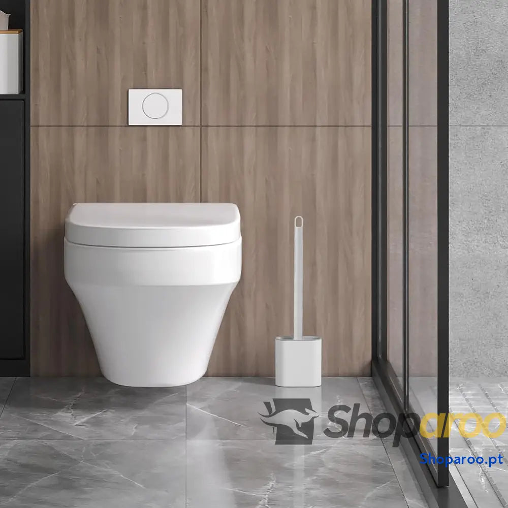 Escovas e porta escovas de sanita escova suporte para WC silicone branco