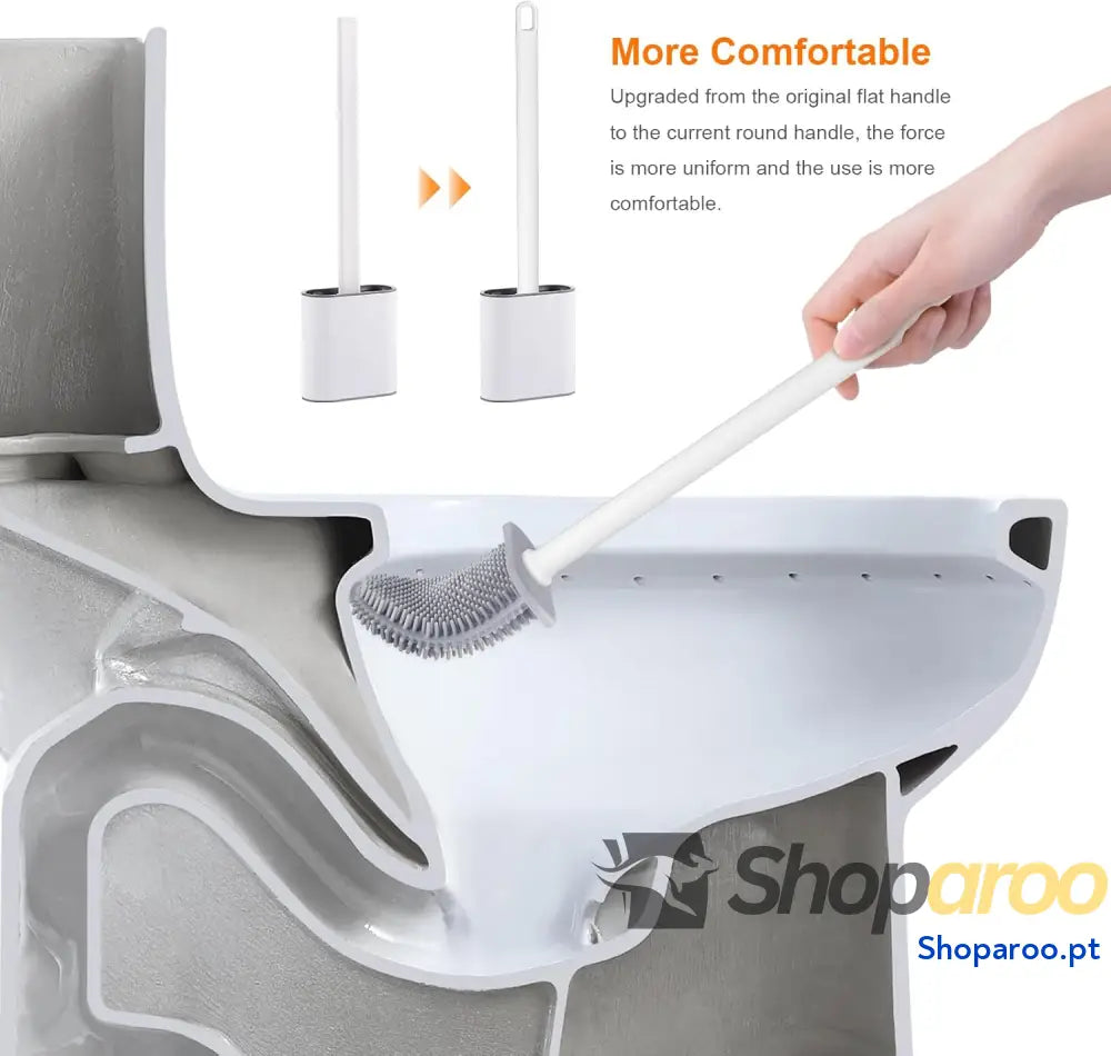 Escovas e porta escovas de sanita escova suporte para WC silicone branco
