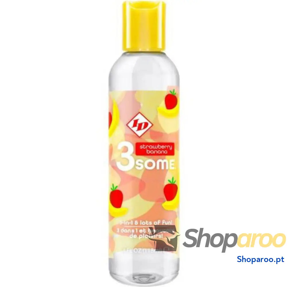 ID 3SOME GARRAFA DE BANANA MORANGO COM 4 FL OZ