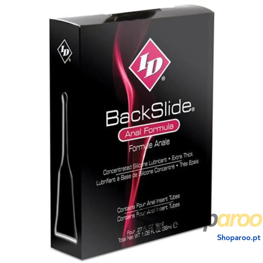 ID BACKSLIDE ANAL INSERT 4 TUBOS 8ML