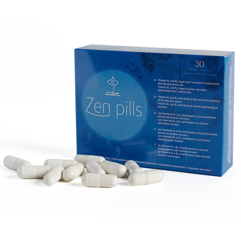 Cápsulas Zen Pills relaxante natural para altos níveis de stress e ansiedade