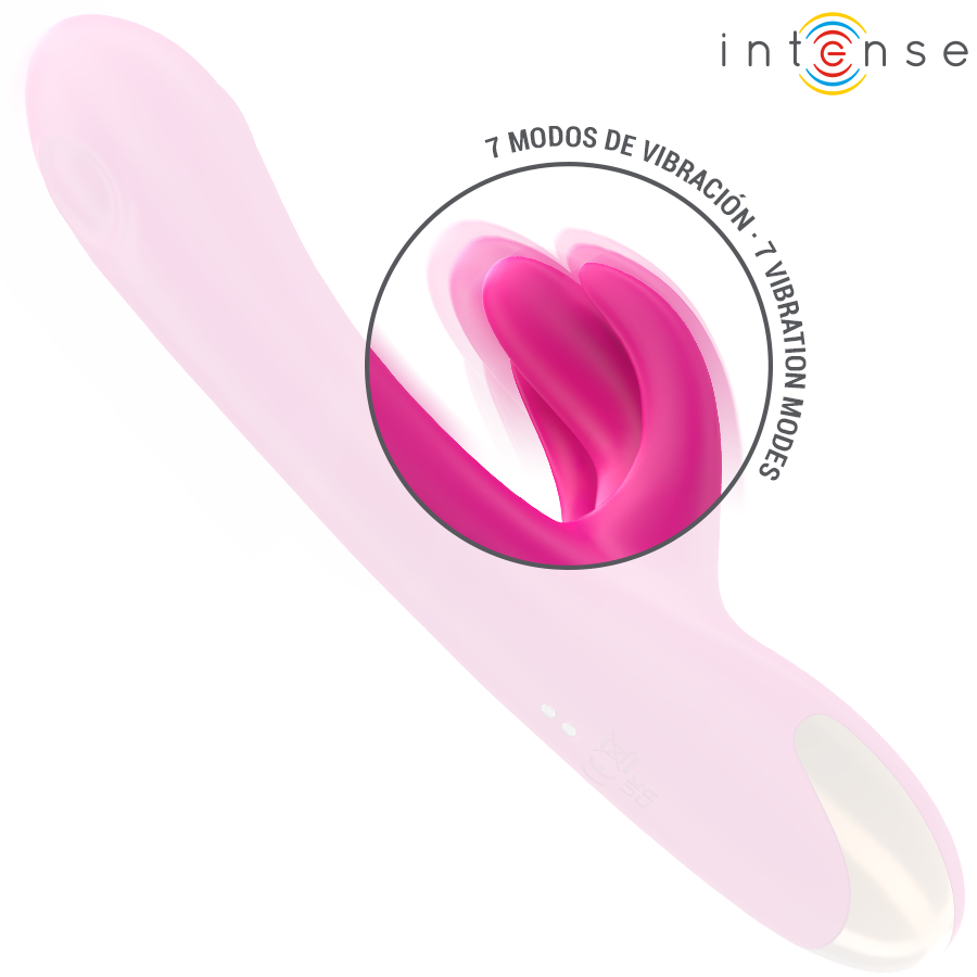VIBRADOR BRITNEY MULTIFUNCIONAL RABBIT VIBRADOR 23 CM ROSA