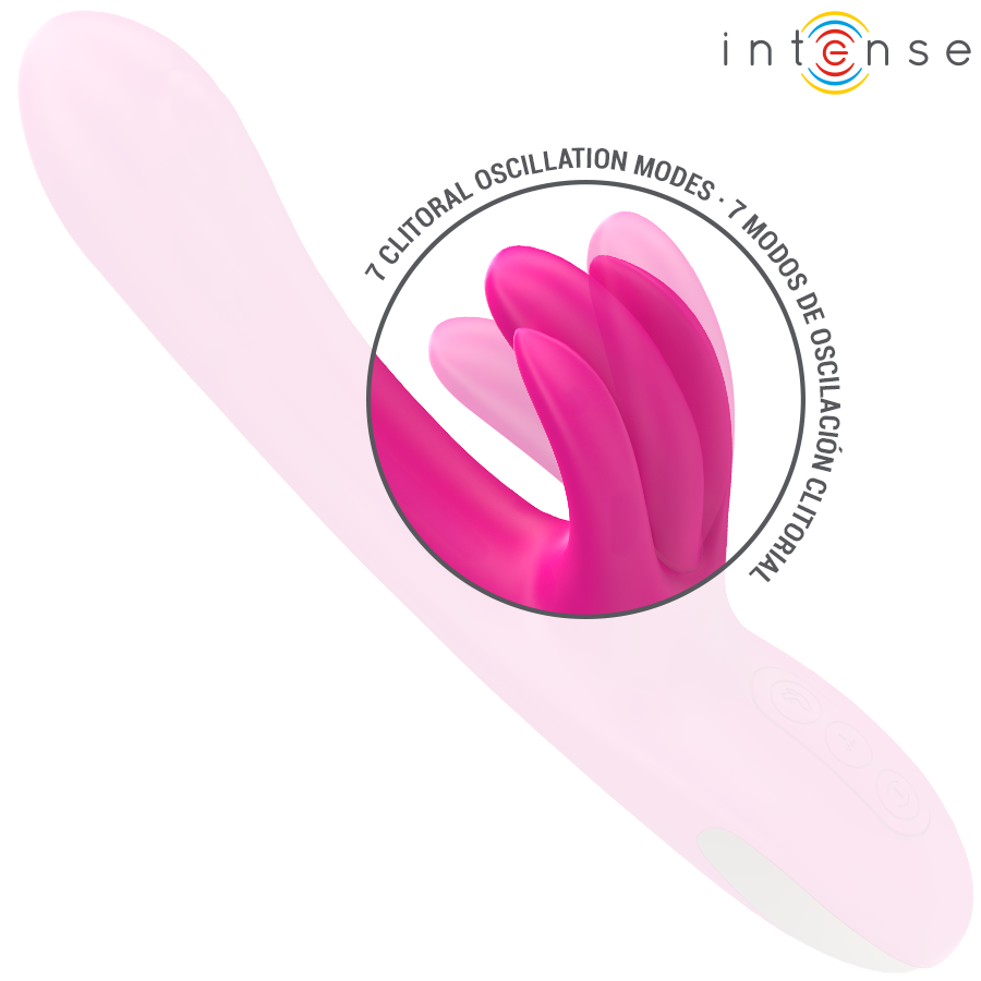 VIBRADOR BRITNEY MULTIFUNCIONAL RABBIT VIBRADOR 23 CM ROSA