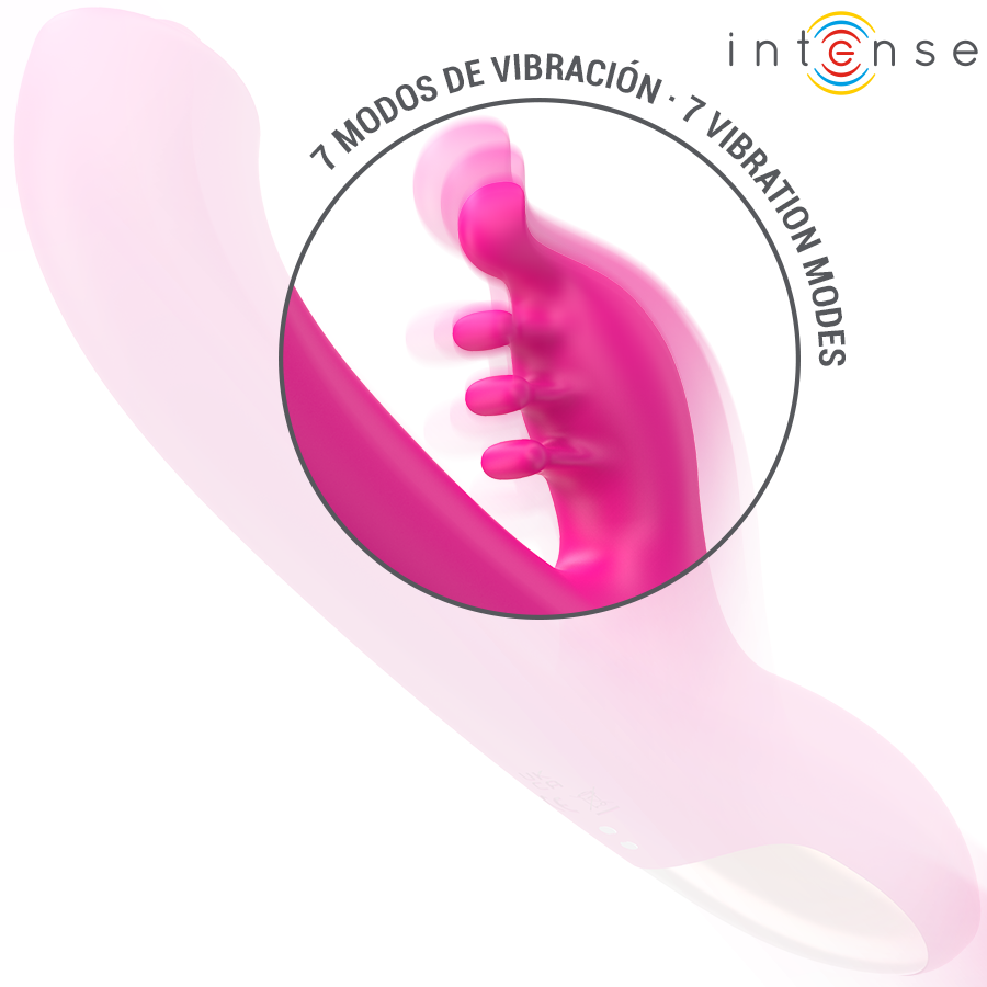 VIBRADOR INTENSE CHRISTINA MULTIFUNCIONAL RABBIT VIBRADOR 22,5 CM ROSA