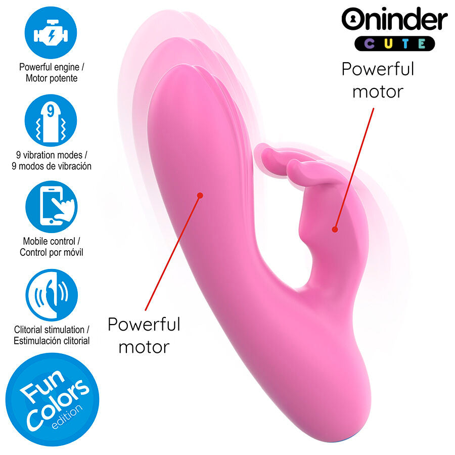 VIBRADOR LOVE BUNNY PARA PONTO G E CLITÓRIS - APLICATIVO MUNDIAL GRATUITO