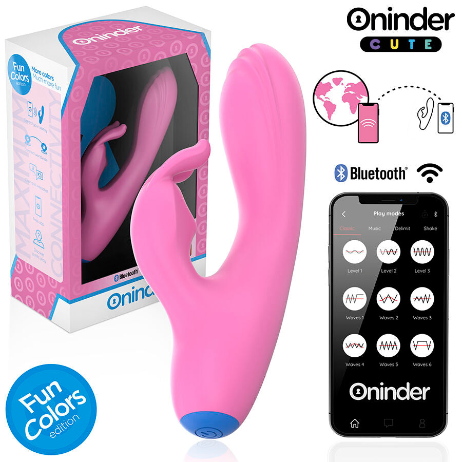 VIBRADOR LOVE BUNNY PARA PONTO G E CLITÓRIS - APLICATIVO MUNDIAL GRATUITO