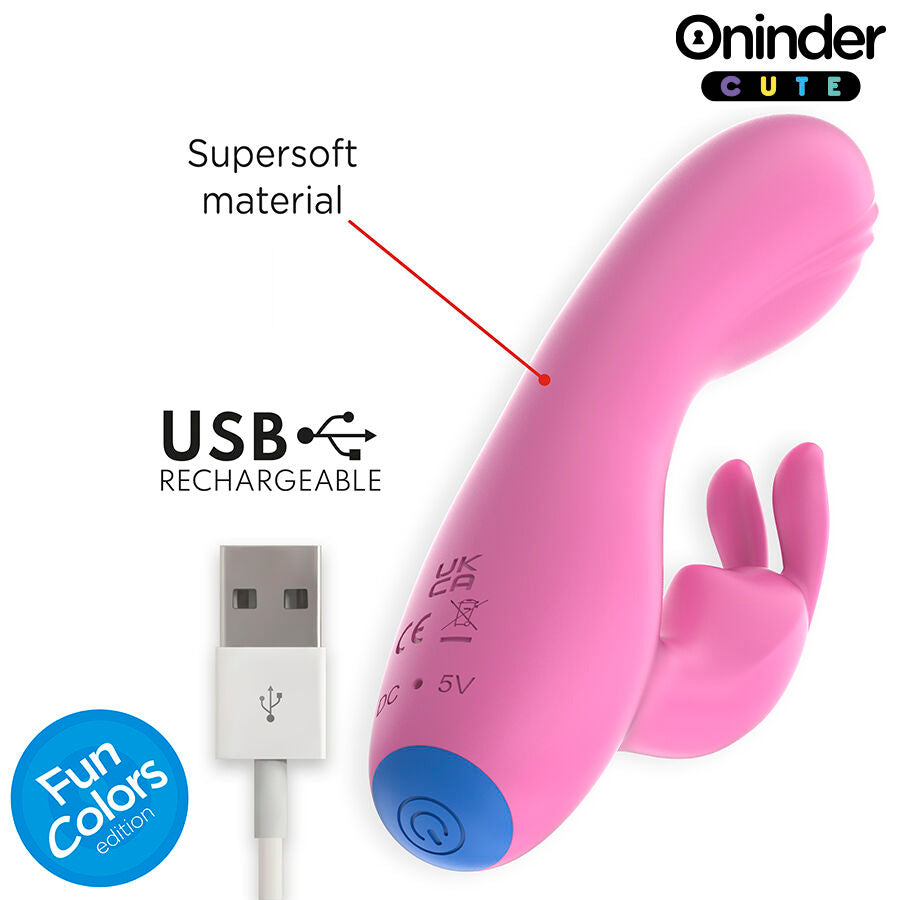 VIBRADOR LOVE BUNNY PARA PONTO G E CLITÓRIS - APLICATIVO MUNDIAL GRATUITO