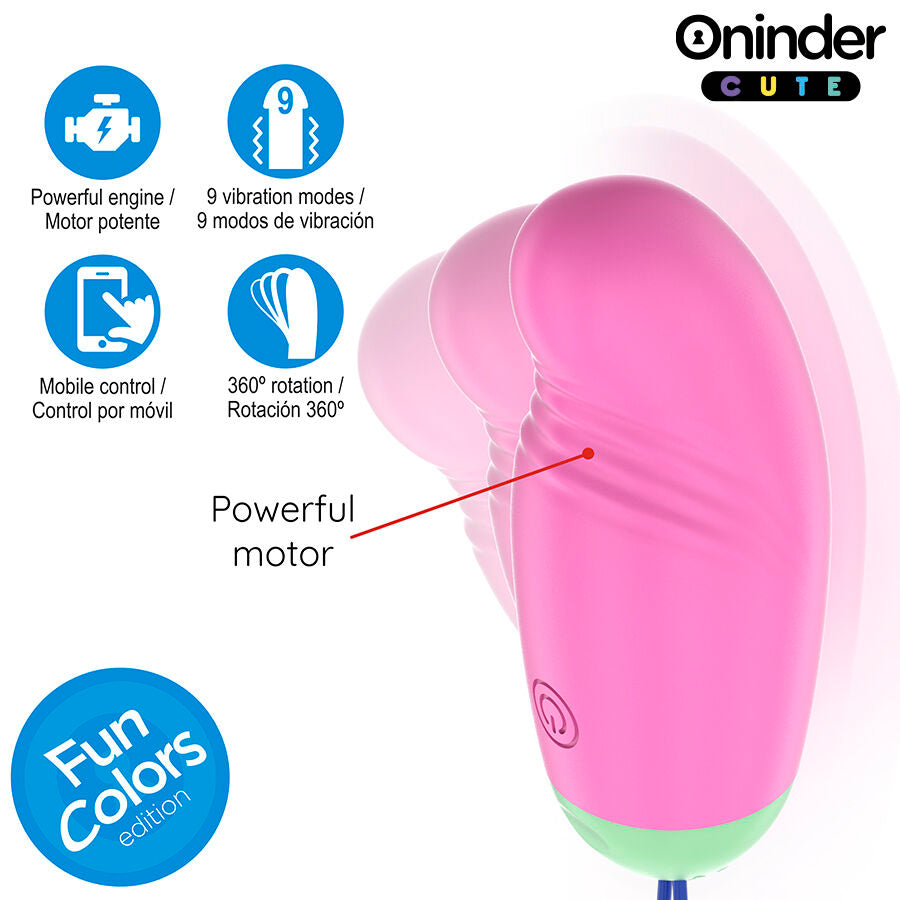 OVO VIBRO-GIRATÓRIO LOVE PLEASURE 360 SILICONE - APLICATIVO MUNDIAL GRATUITO