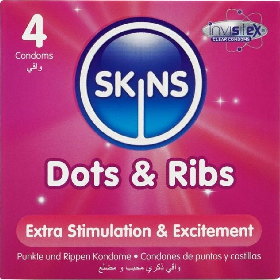 DOTS & RIBS PREMIUM PRESERVATIVOS PACOTE 4