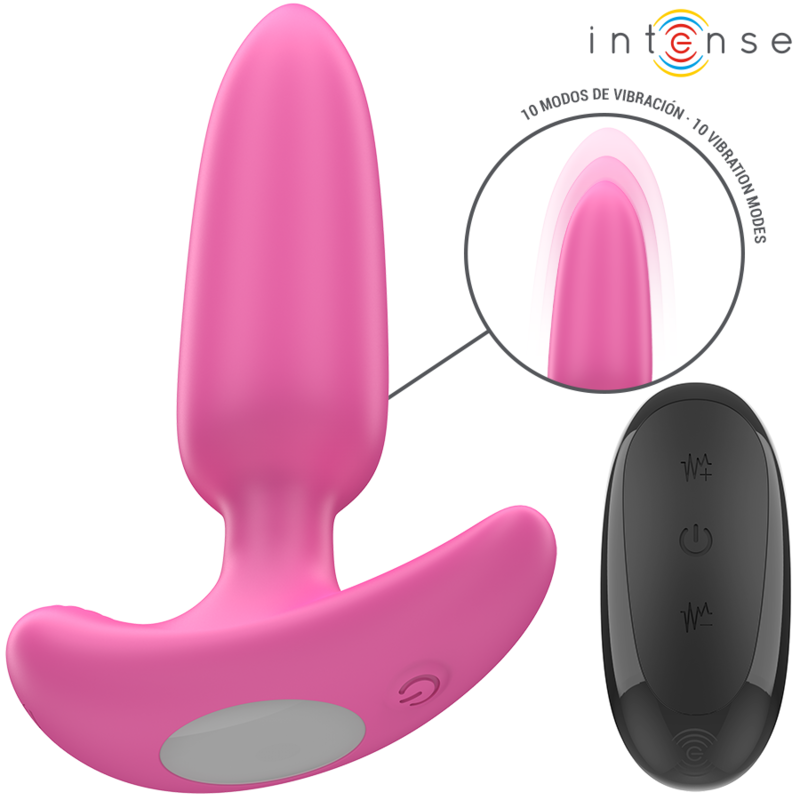 ROSS PLUG ANAL 10 VIBRAÇÕES ROSA CONTROLE REMOTO
