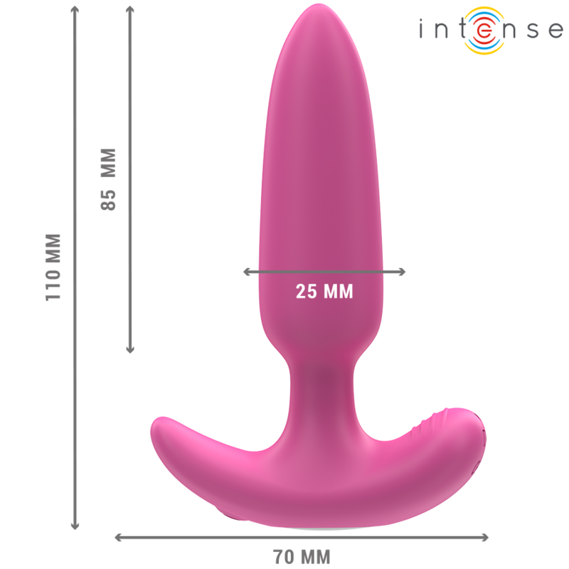 ROSS PLUG ANAL 10 VIBRAÇÕES ROSA CONTROLE REMOTO