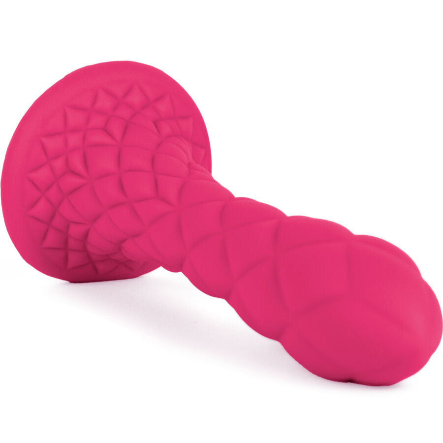 DREAMY DILDO FANTASY SILICONE LÍQUIDO TERMORATIVO FÚCSIA 18,5 CM