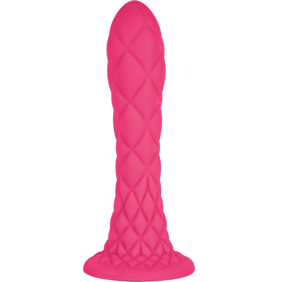 DREAMY DILDO FANTASY SILICONE LÍQUIDO TERMORATIVO FÚCSIA 18,5 CM