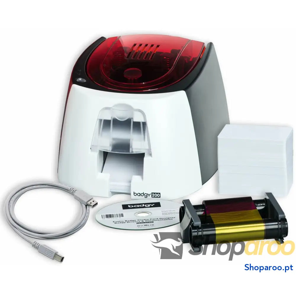 Impressora Térmica Evolis 15B22U0000RS Vermelho