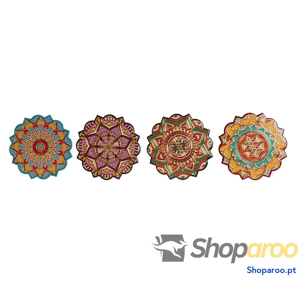 Individuais Home ESPRIT Cortiça Dolomite 20 x 1 cm (4 Unidades)