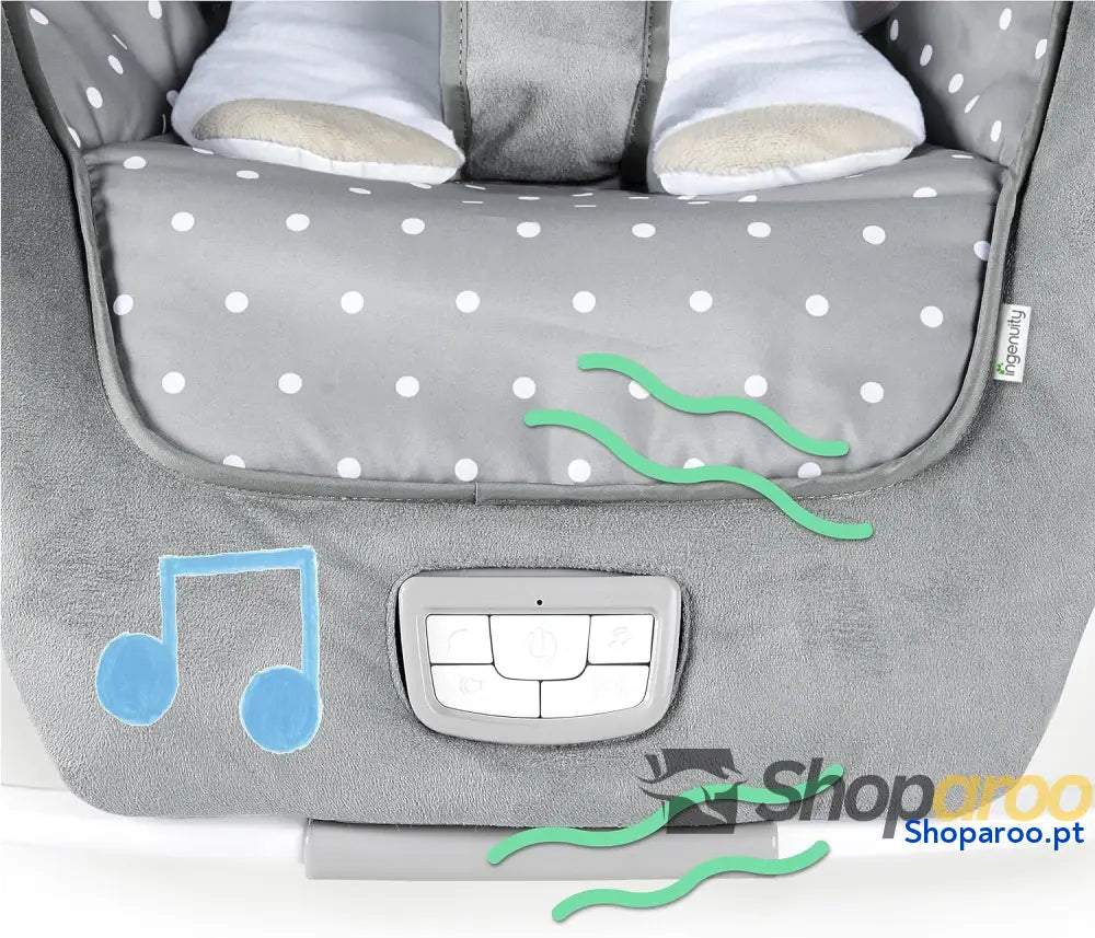 Ingenuity Cuddle Lamb Cadeira de balanço