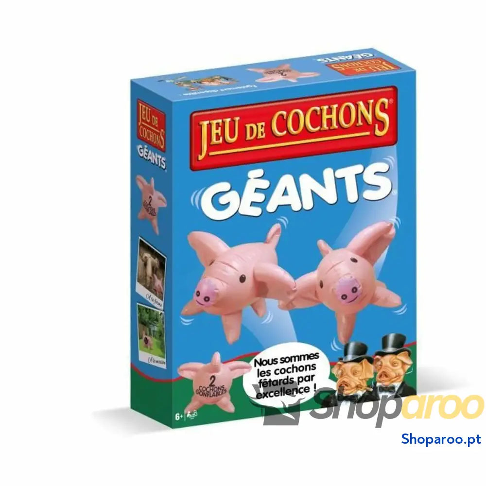Insuflável Winning Moves Jeu de Cochons Geants (FR)