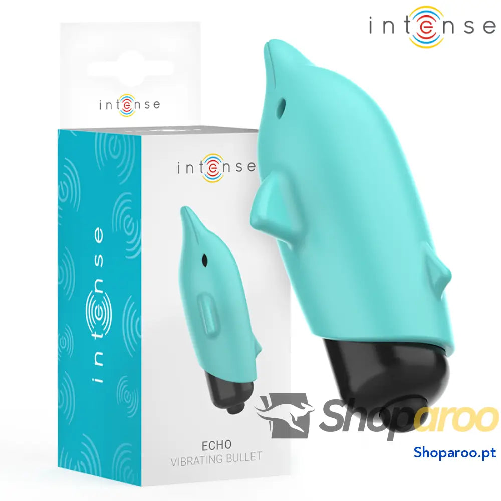 INTENSE BALA VIBRANTE ECHO AZUL GOLFINHO 8 X 4,7 CM