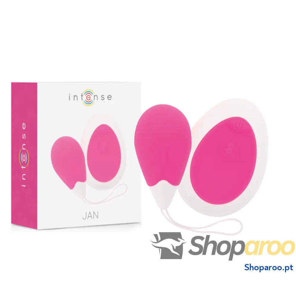 INTENSE - JAN EGG VIBRADOR CONTROLE REMOTO ROSA