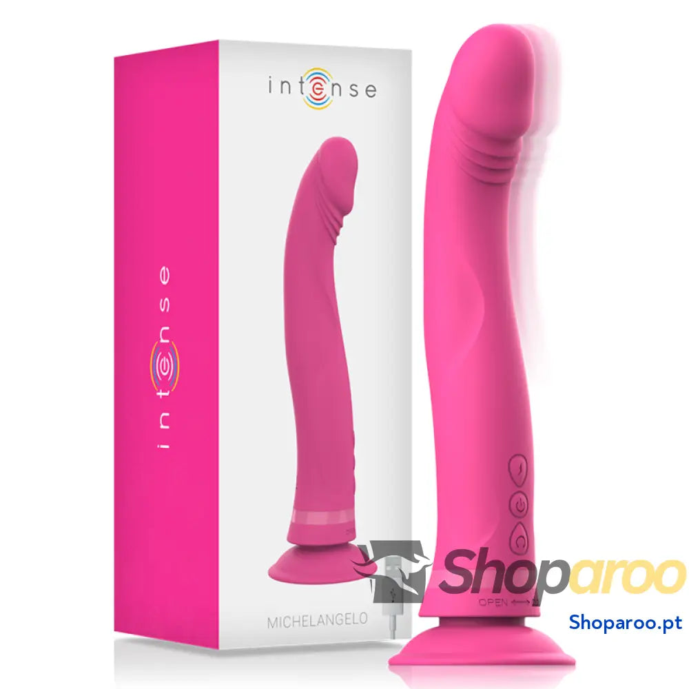 INTENSE - MICHELANGELO ROSA VIBRADOR DE SILICONE DILDO