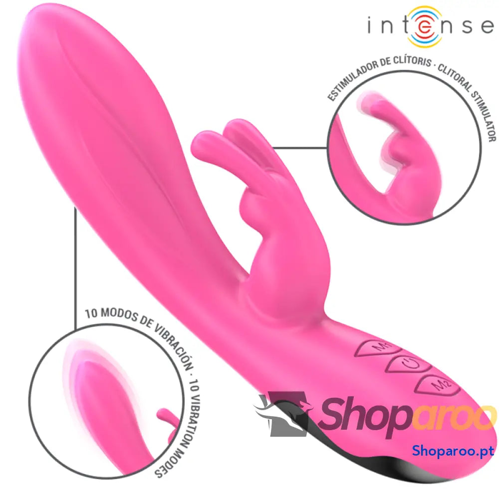INTENSE - RANDALL RABBIT VIBRADOR 10 VIBRAÇÕES ROSA