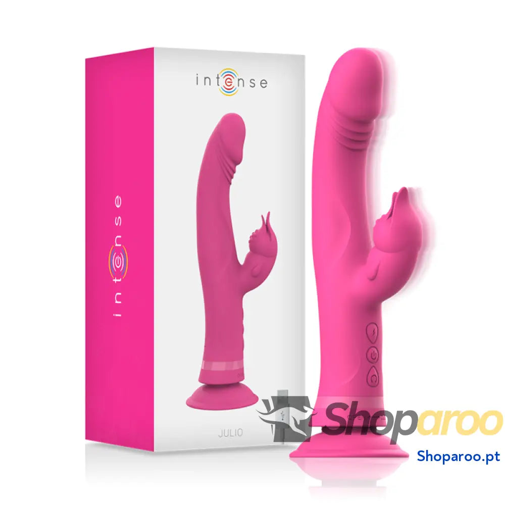 INTENSE - VIBRADOR JULIO COELHO ROSA SILICONE