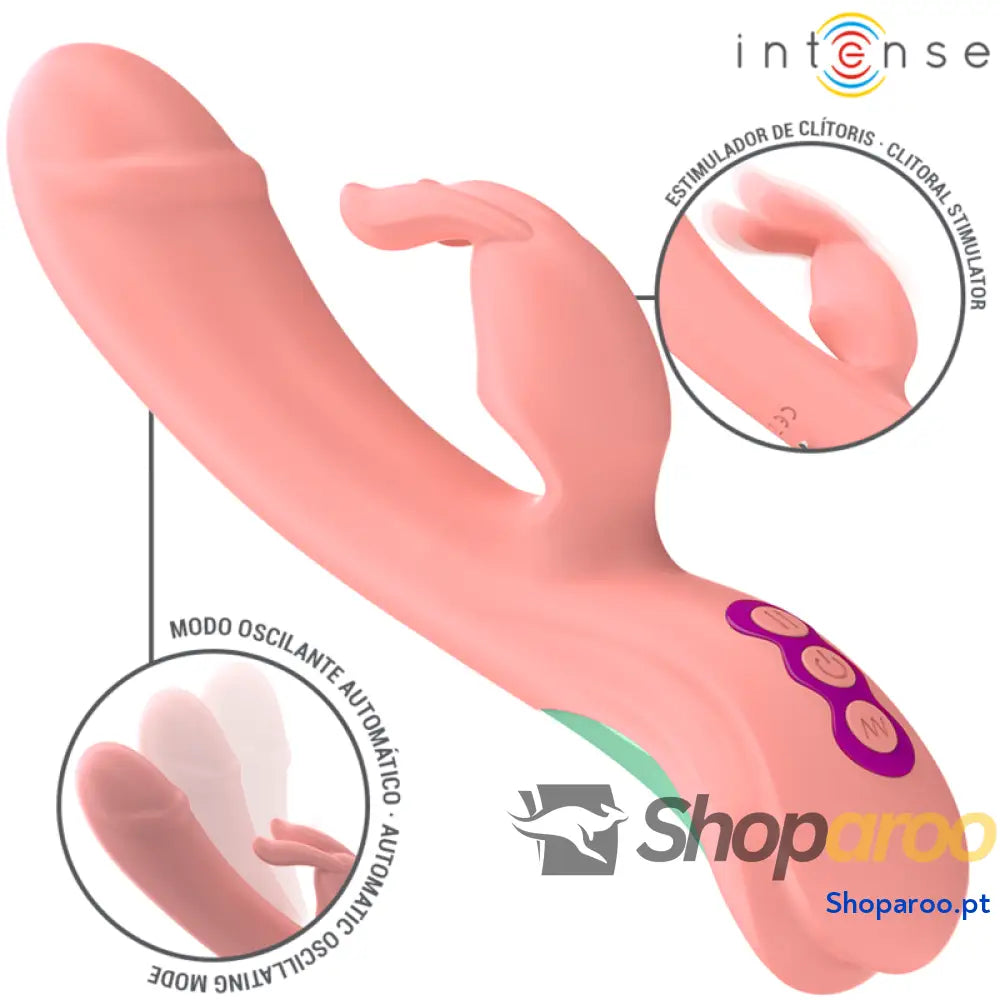 INTENSE - VIBRADOR RACHEL RABBIT 5 VIBRAÇÕES ROSA