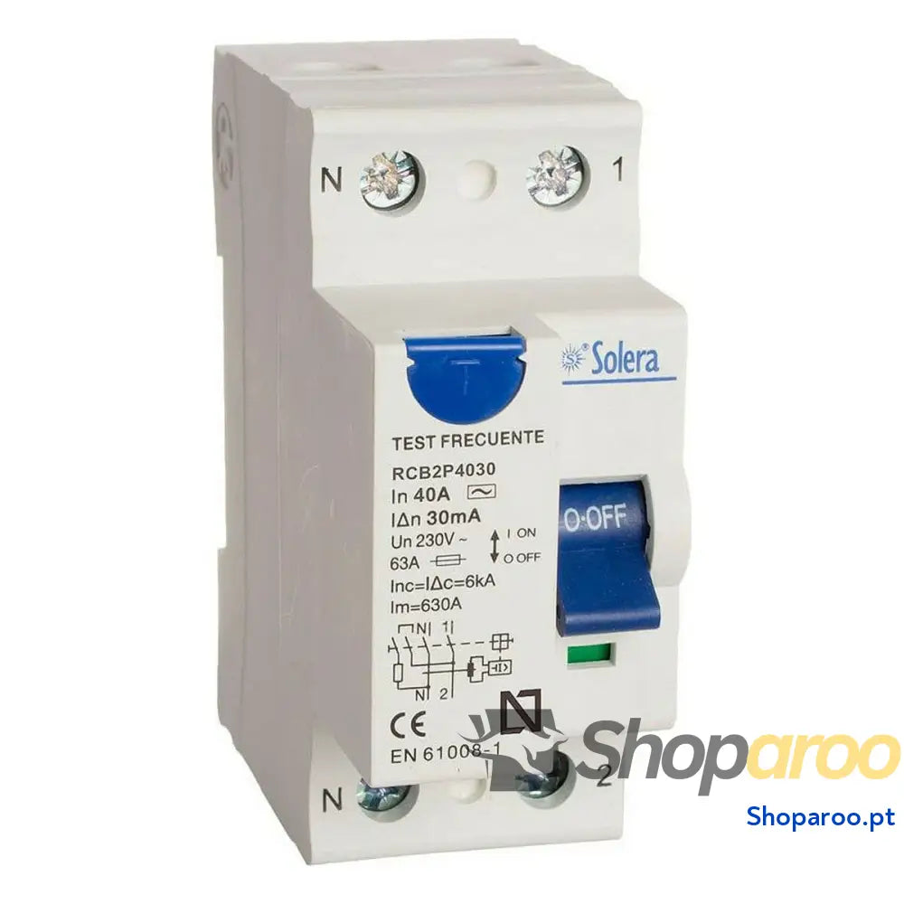 Interruptor Diferencial Residencial Solera