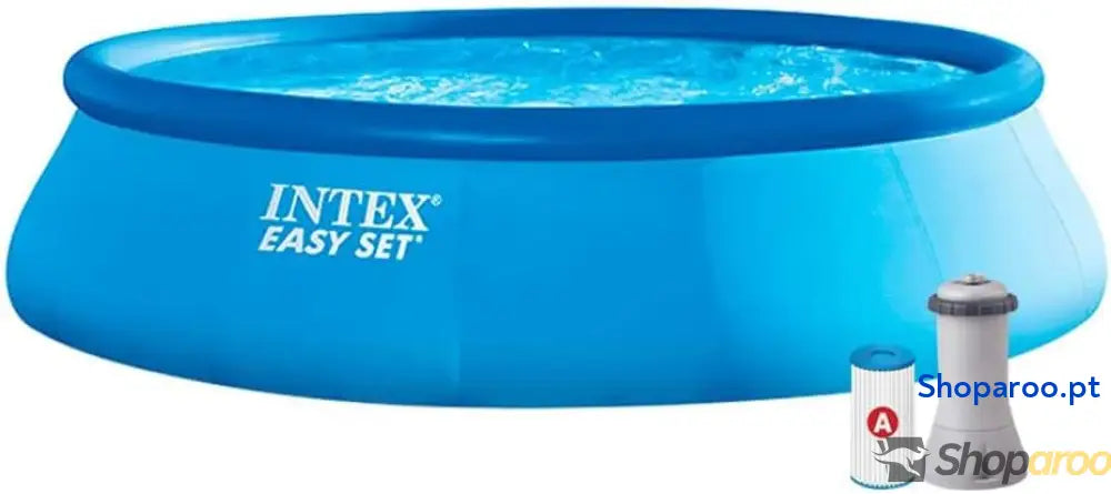 Intex 28166 PISCINA Easy Set 457X107CM Conjunto Completo 12430L