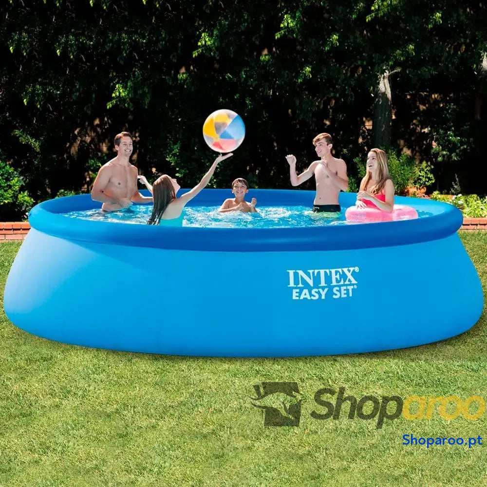Intex 28166 PISCINA Easy Set 457X107CM Conjunto Completo 12430L