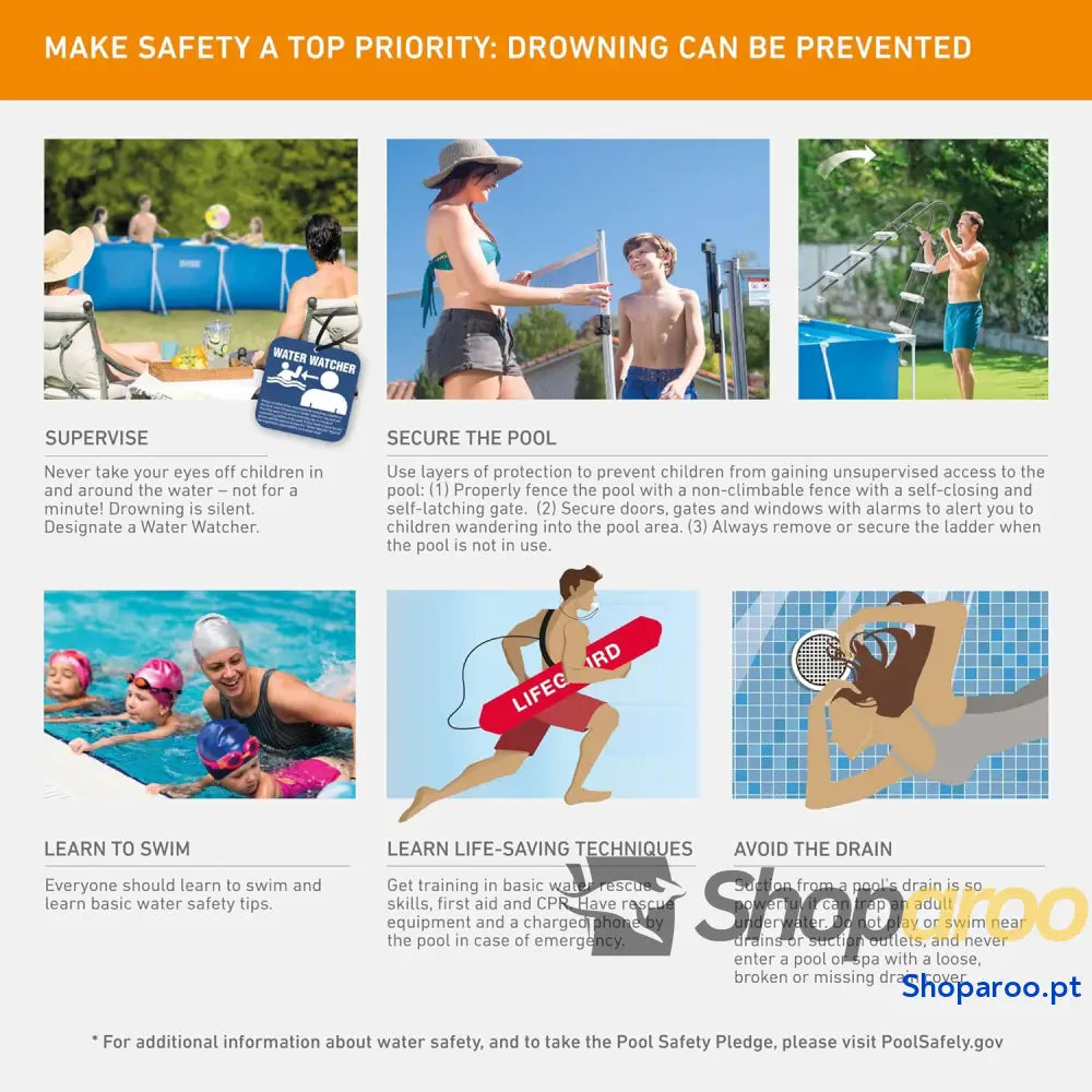Intex 28270NP Small Frame Piscina desmontável