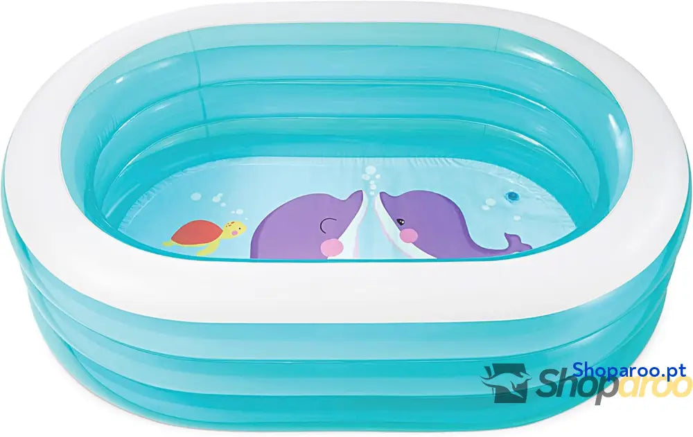 Intex 57482NP Piscina insuflável My Sea Friends 163 x 107 46 cm 230 litros cor/modelo sortido