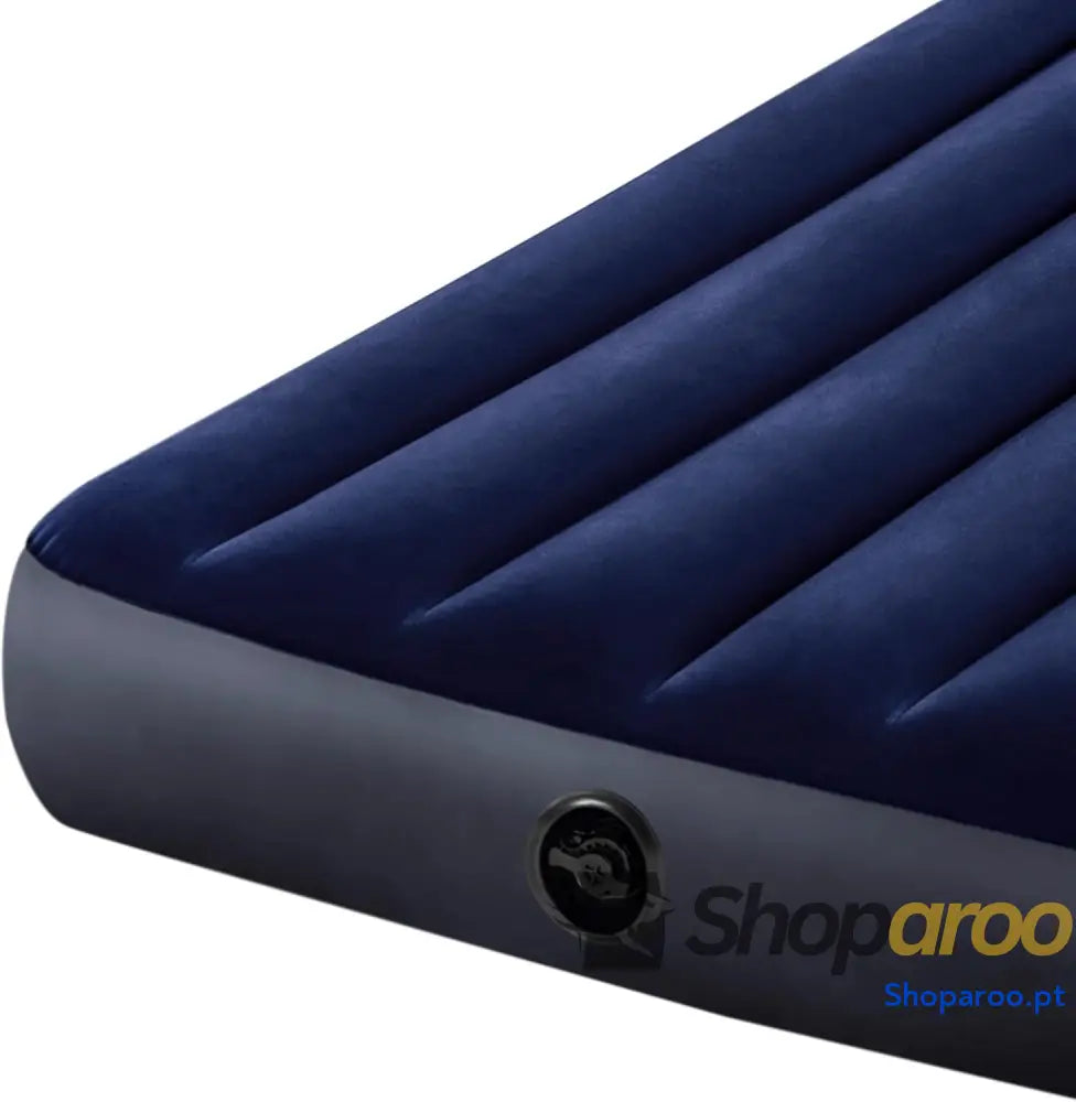 Intex Colchão insuflável Dura Beam cama de ar para campismo cor azul