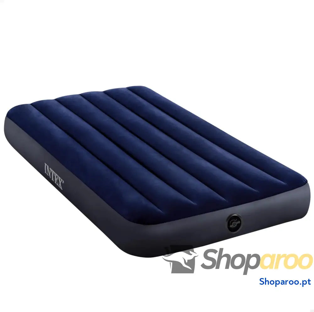 Intex Colchão insuflável Dura Beam cama de ar para campismo cor azul