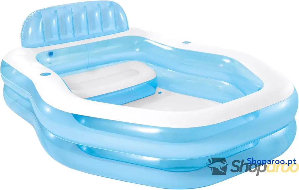 Intex Piscina insuflável infantil com toldo removível piscina para crianças a partir dos 3 anos inclui 2 suportes