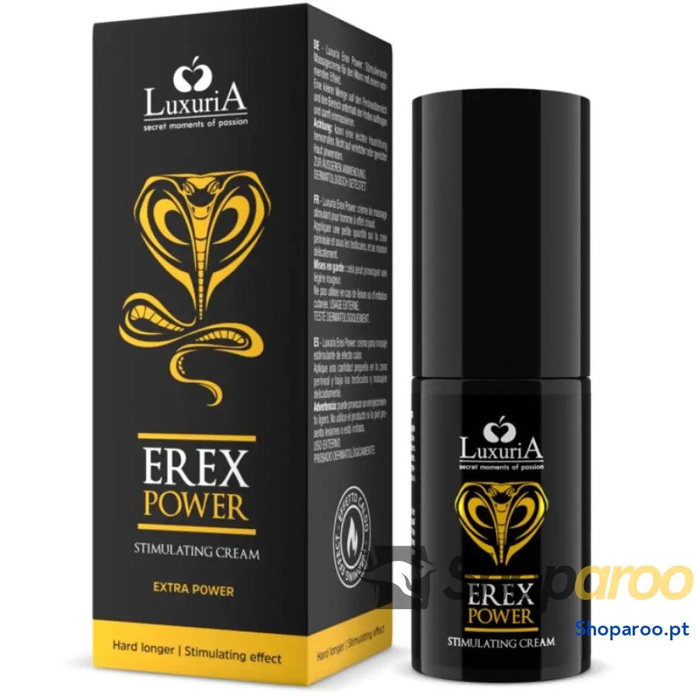 INTIMATELINE LUXURIA CREME PARA PÉNIS EREX POWER HARD LONGER 30 ML