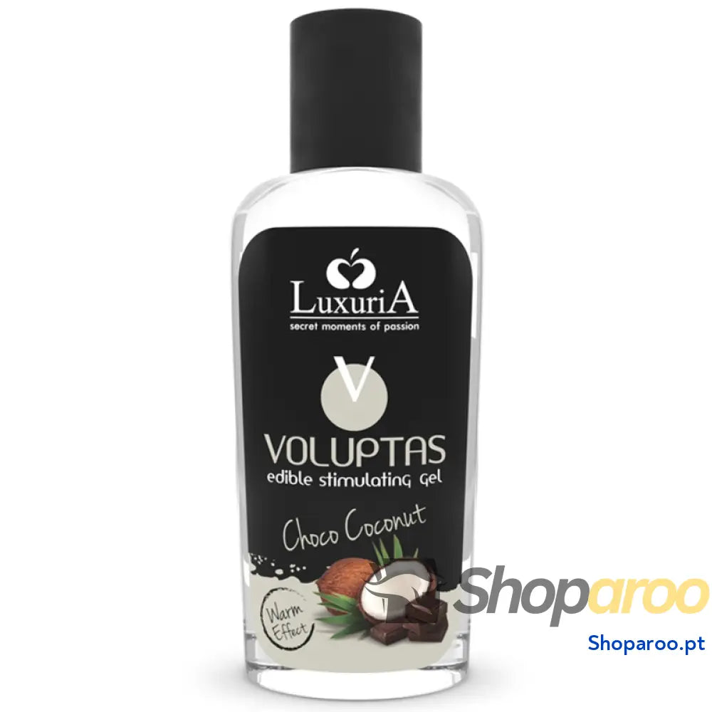 INTIMATELINE LUXURIA - VOLUPTAS GEL DE MASSAGEM COMESTÍVEL EFEITO AQUECEDOR - COCO E CREME 100 ML