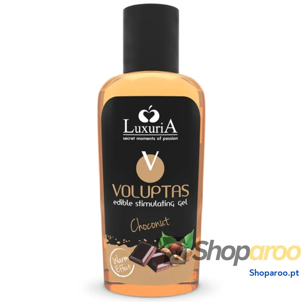 INTIMATELINE LUXURIA - VOLUPTAS GEL DE MASSAGEM COMESTÍVEL EFEITO AQUECEDOR - CHOCONUT 100 ML