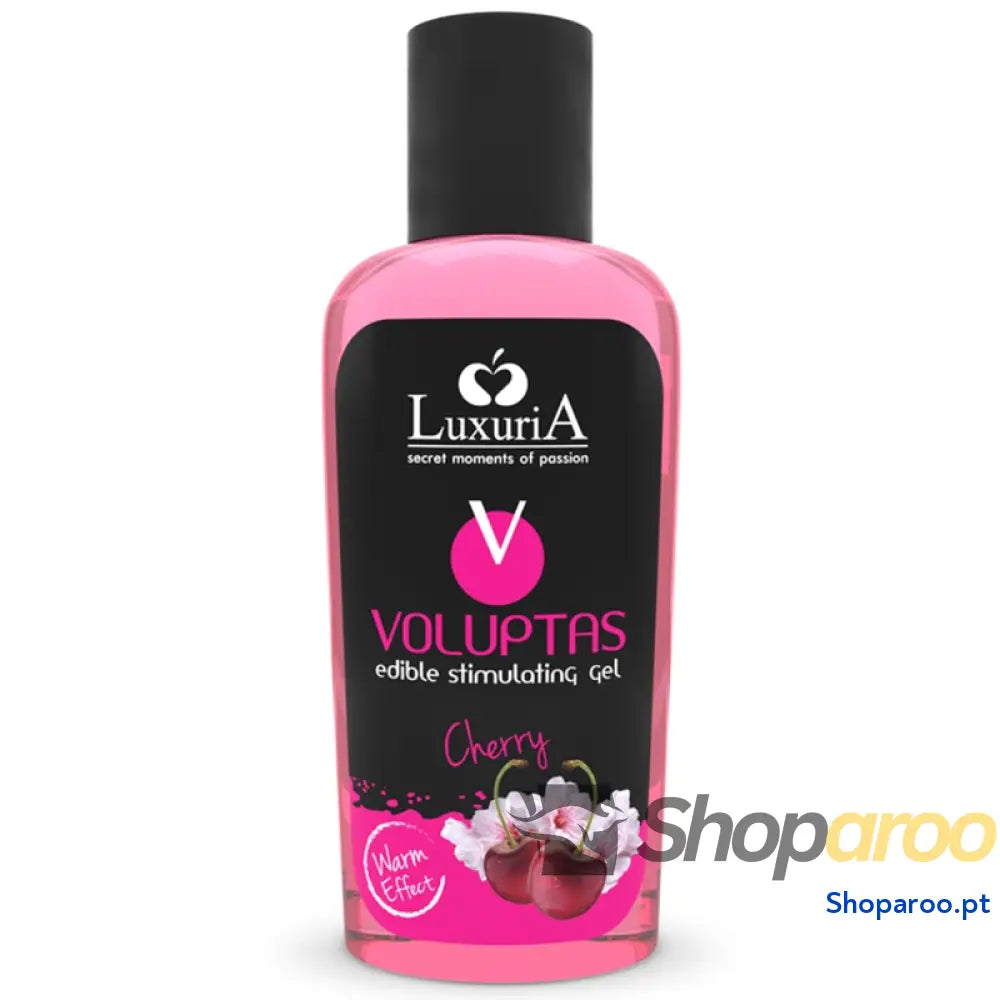 INTIMATELINE LUXURIA - VOLUPTAS GEL DE MASSAGEM COMESTÍVEL EFEITO AQUECEDOR - CEREJA 100 ML
