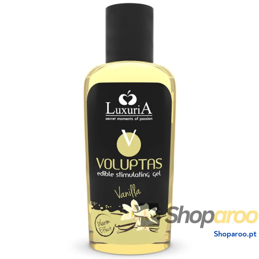 INTIMATELINE LUXURIA VOLUPTAS GEL DE MASSAGEM COMESTÍVEL EFEITO AQUECEDOR BAUNILHA 100 ML