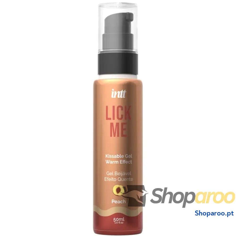 INTT LICK ME PEACH GEL COMESTÍVEL EFEITO CALOR