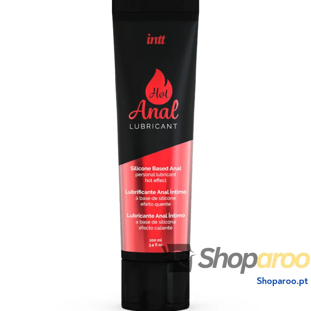 INTT LUBRICANTS LUBRIFICANTE ANAL ÍNTIMO À BASE DE SILICONE COM EFEITO AQUECIMENTO