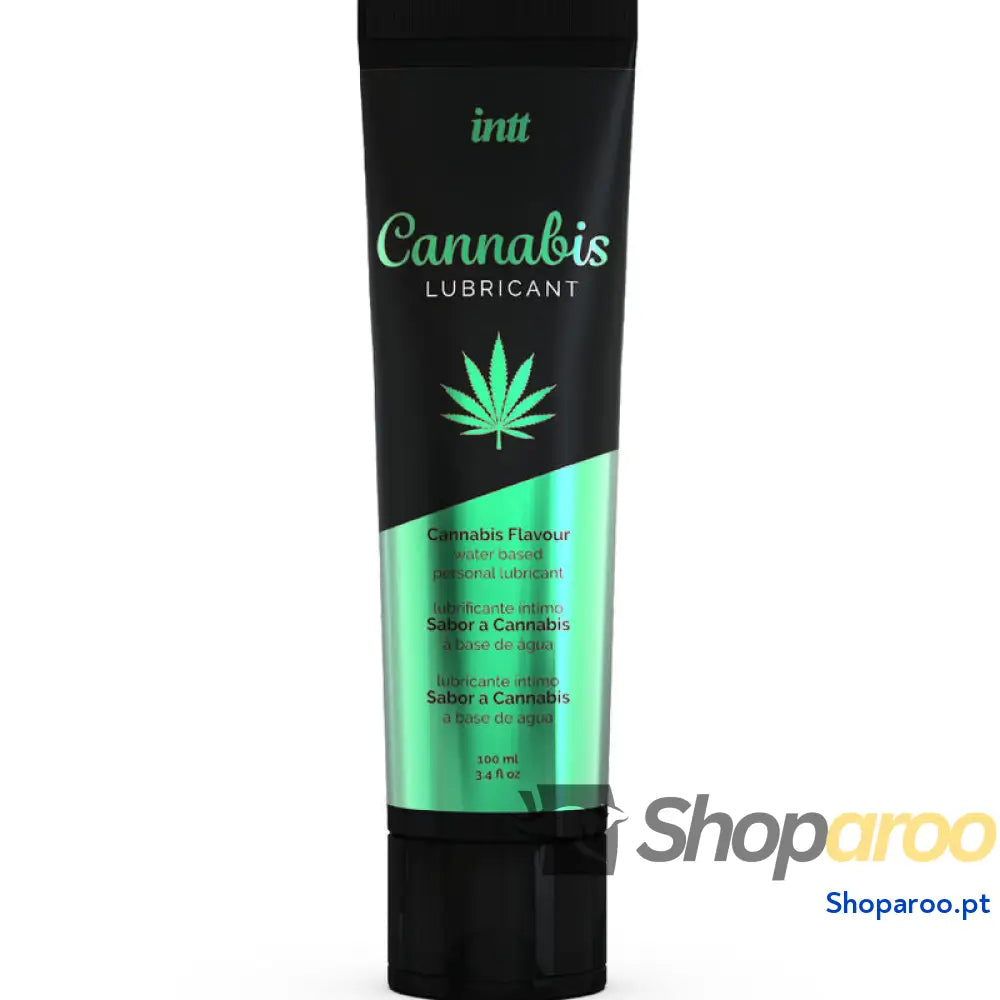 INTT LUBRICANTS LUBRIFICANTE ÍNTIMO À BASE DE ÁGUA COM SABOR CANNABIS
